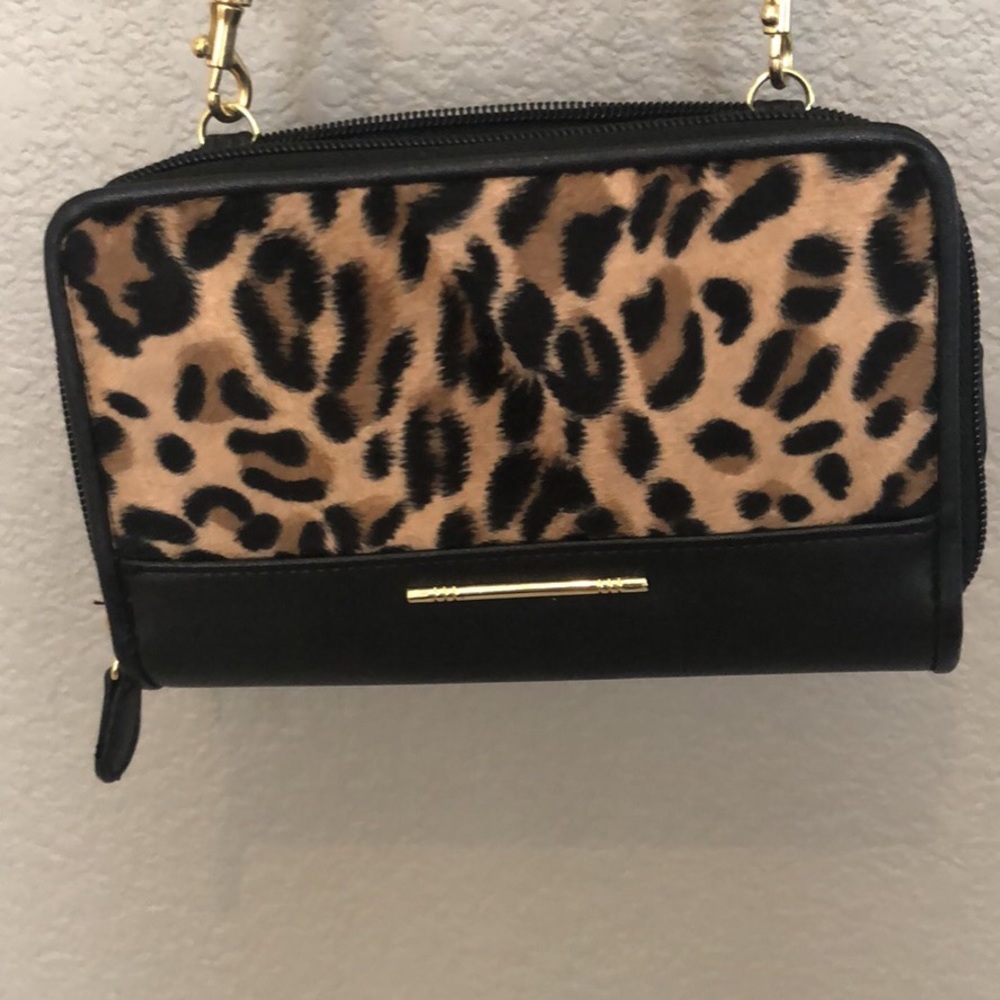 Leopard crossbody.  Small
